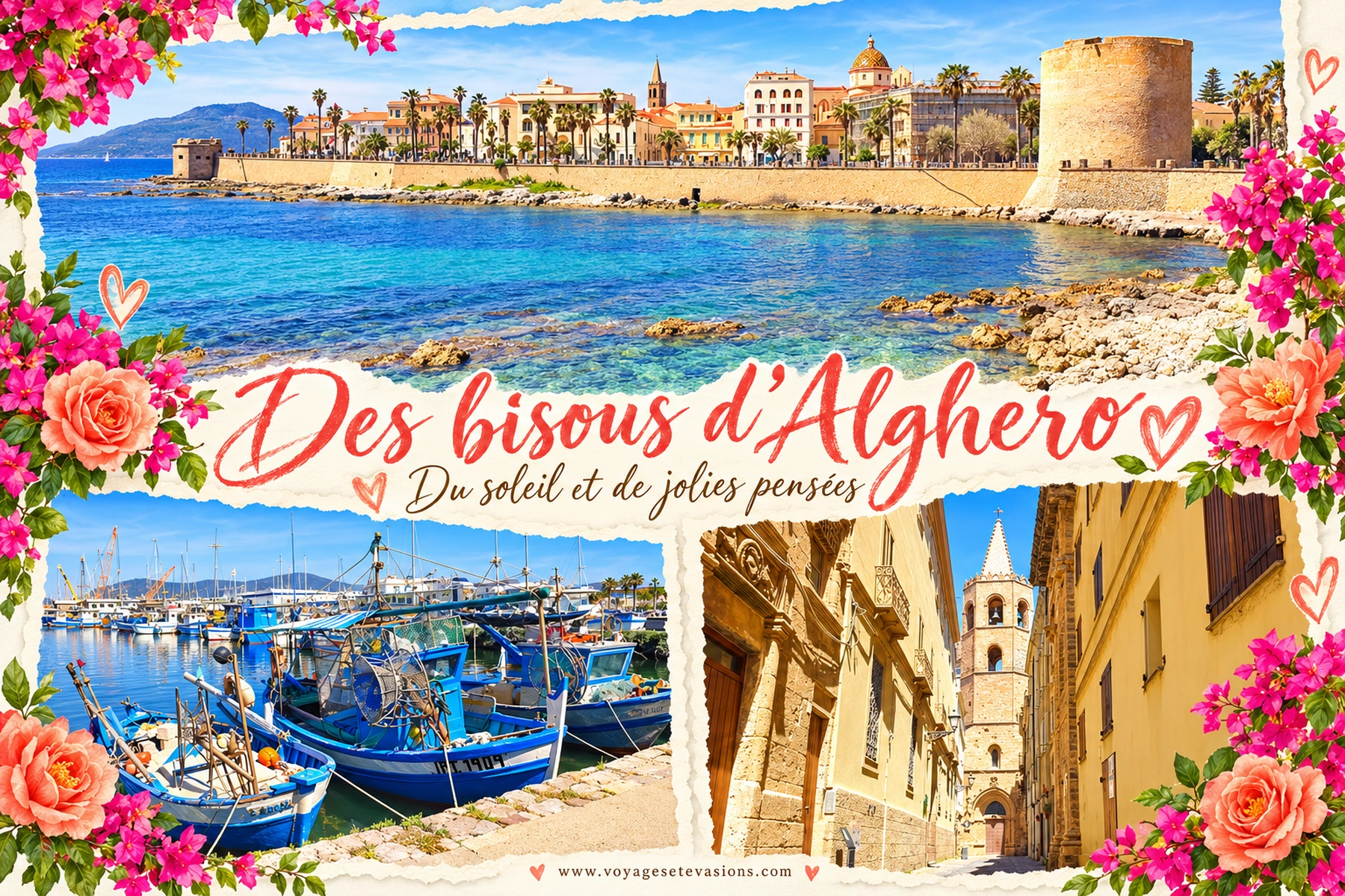 Une jolie carte d’Alghero à personnaliser