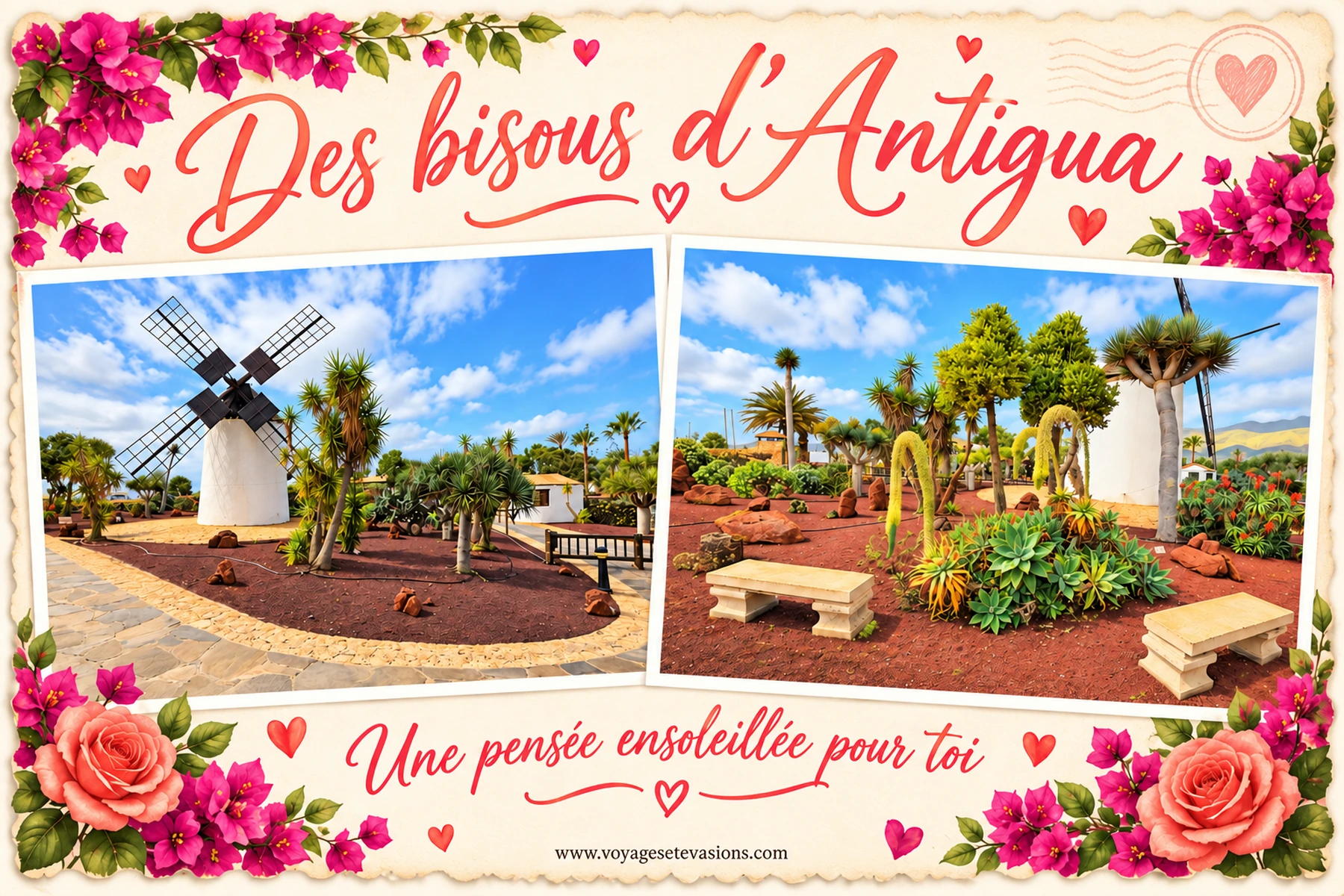Des bisous d’Antigua