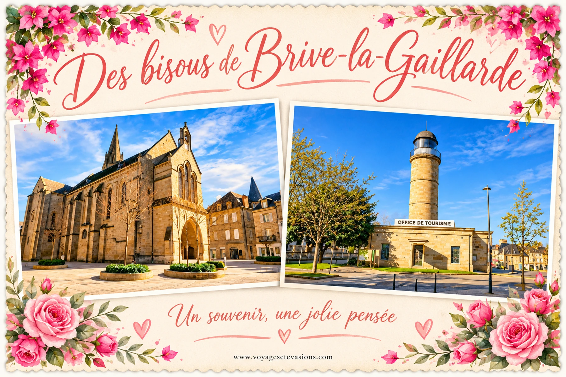Des bisous de Brive-la-Gaillarde