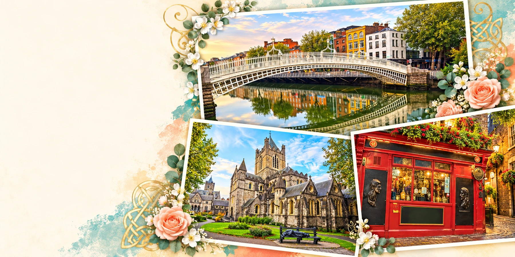 Nos photos pour les cartes postales de Dublin