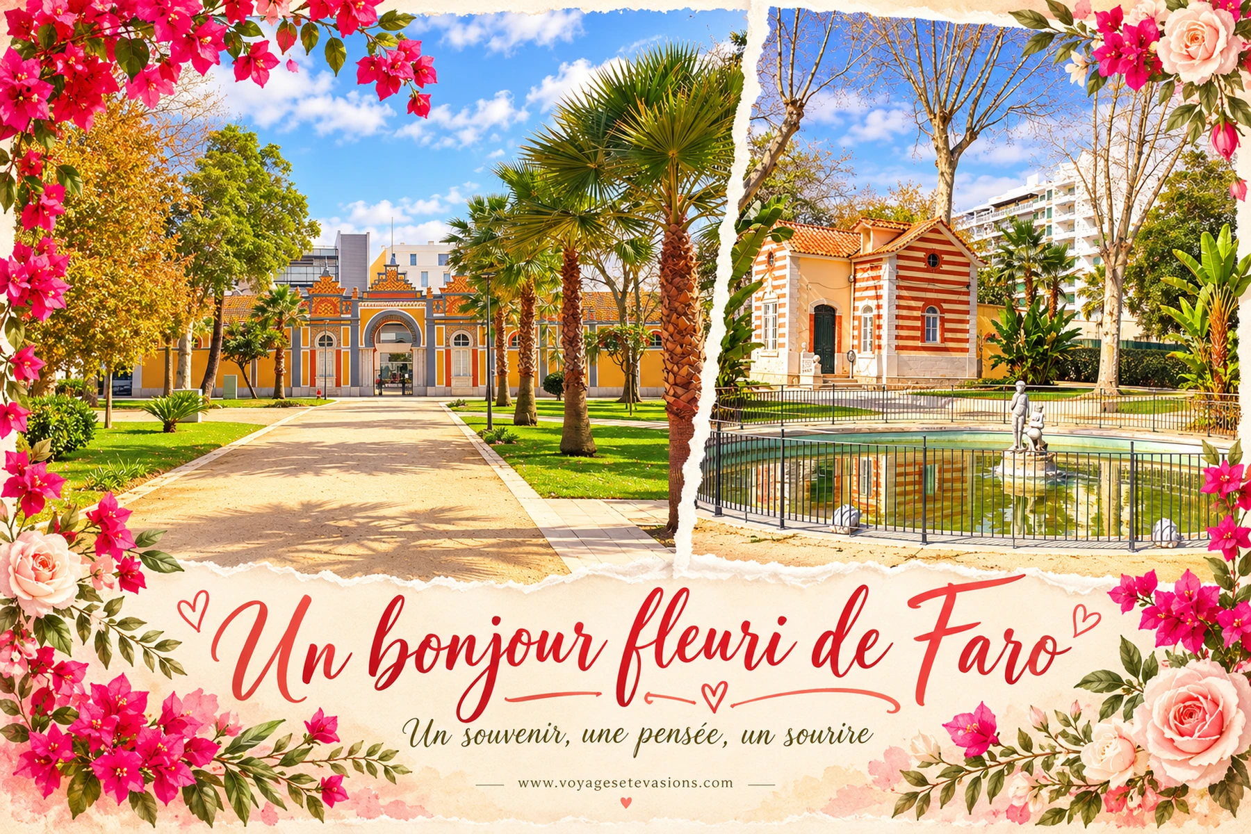Un bonjour fleuri de Faro