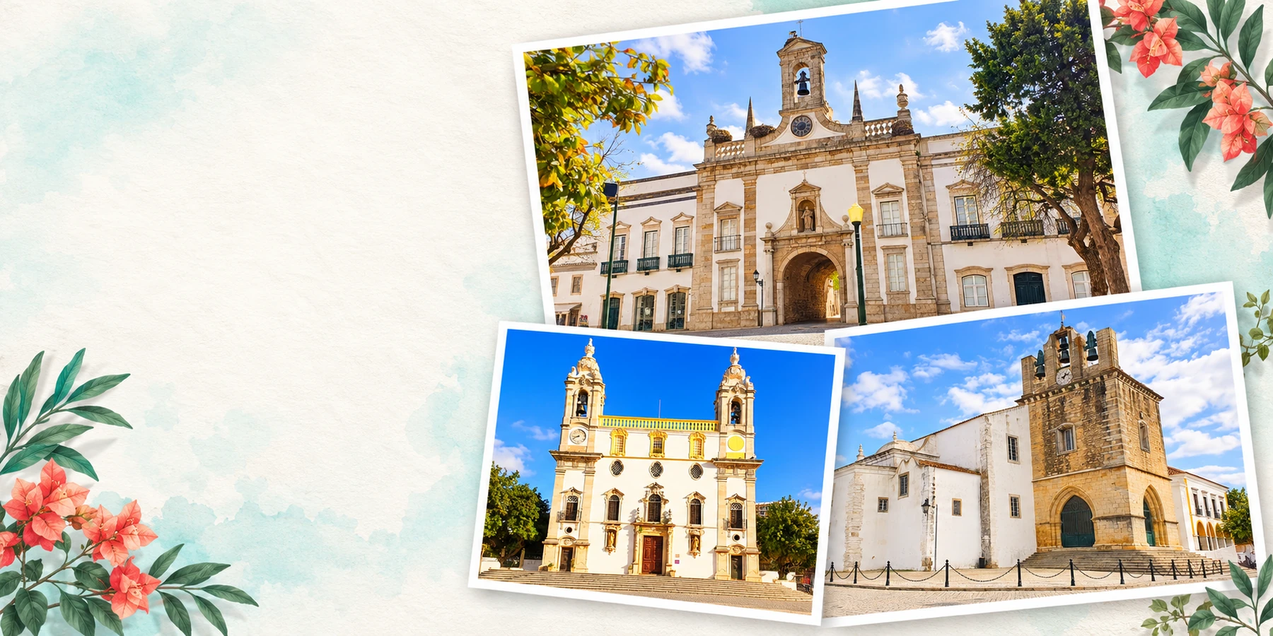 Cartes postales de Faro créées avec nos photos