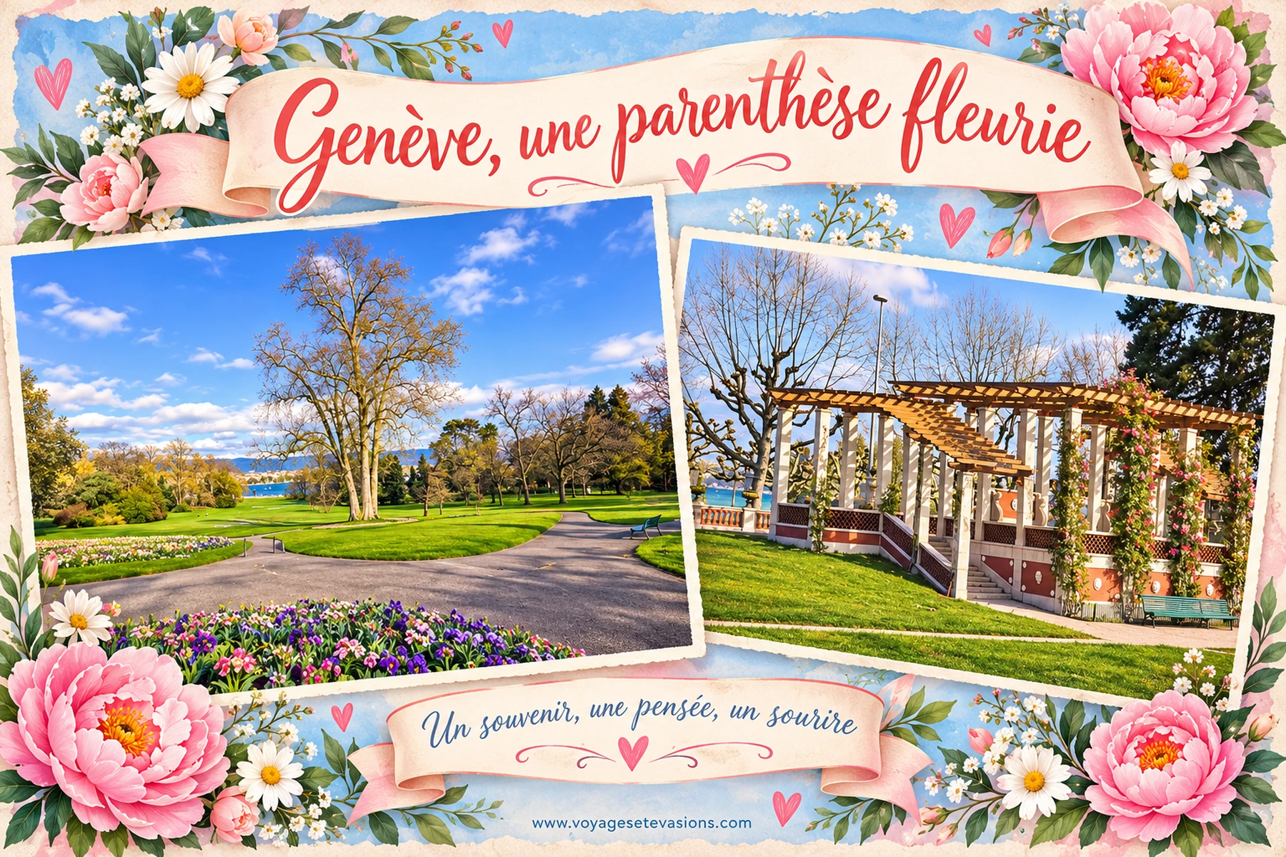Genève, une parenthèse fleurie