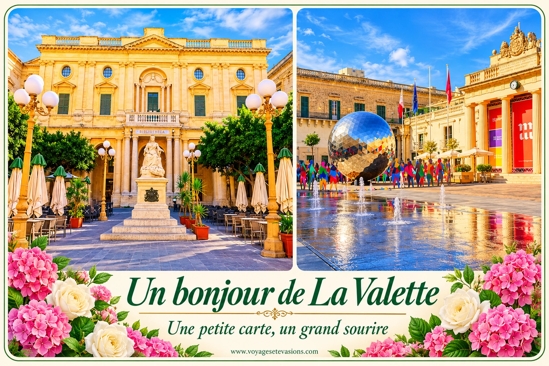 Un bonjour de La Valette