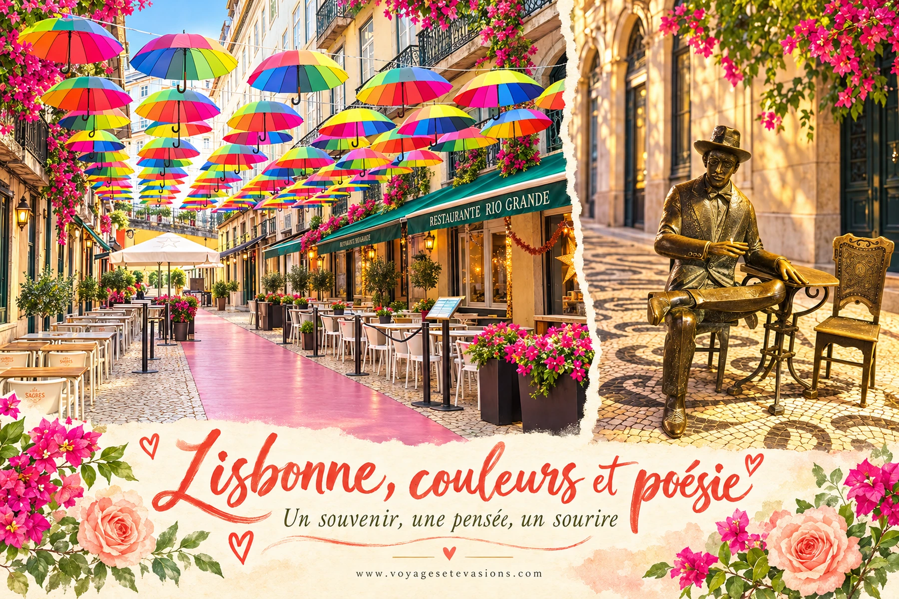 Lisbonne, couleurs et poésie