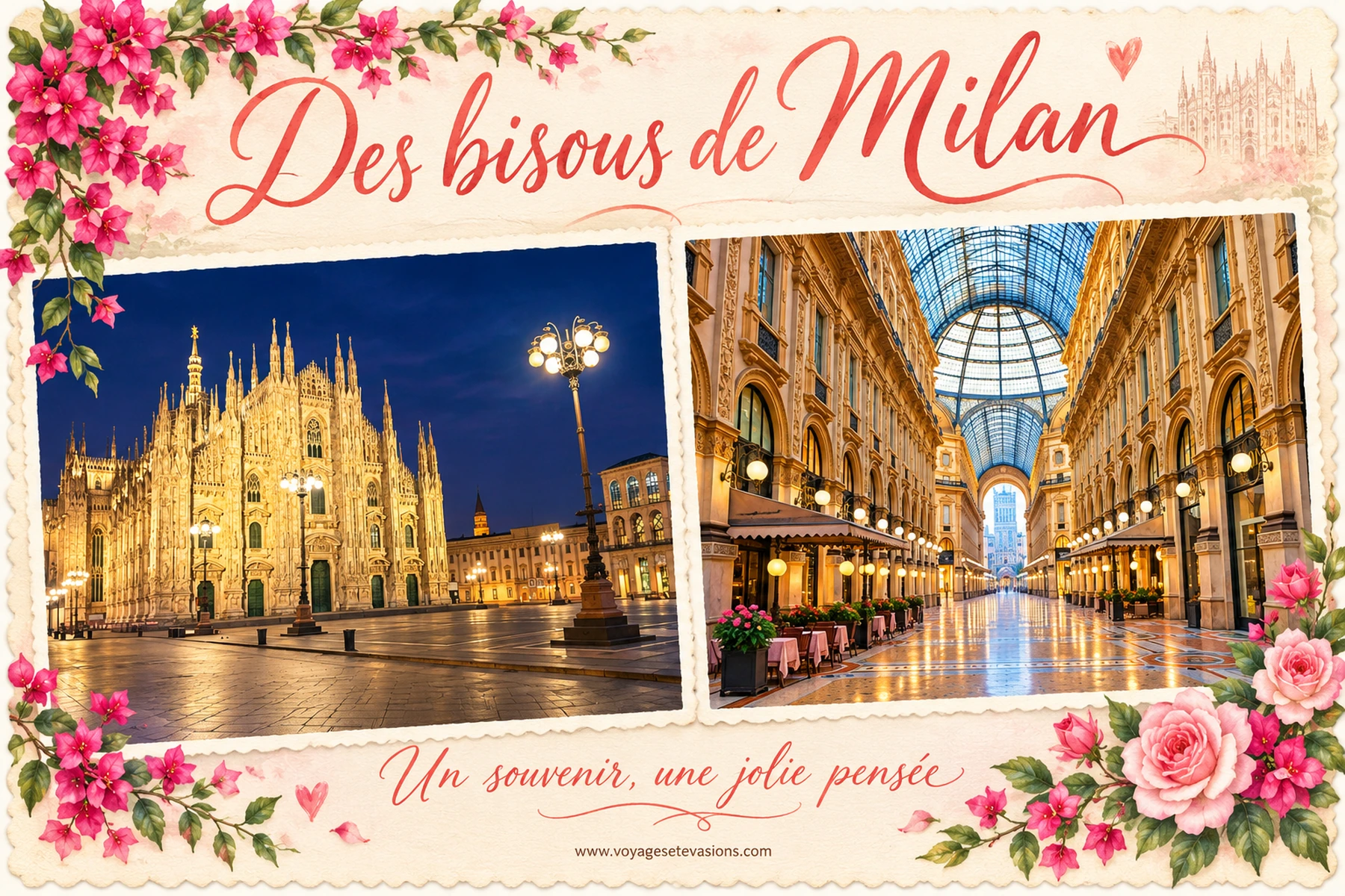 Des bisous de Milan