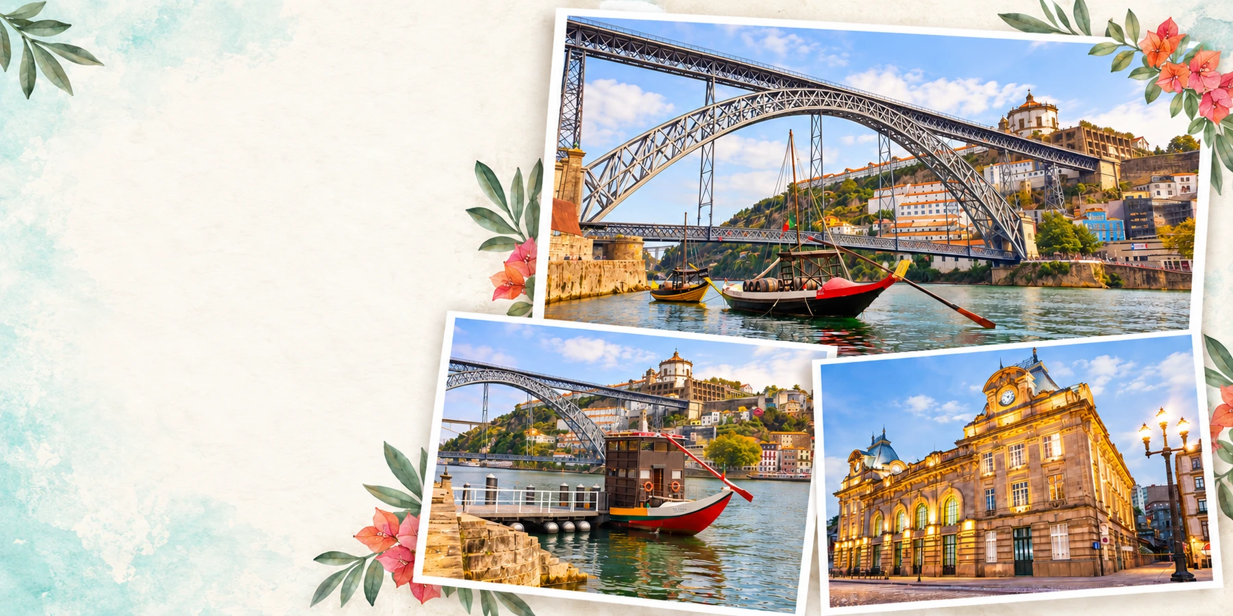 Cartes postales de Porto créées avec nos photos