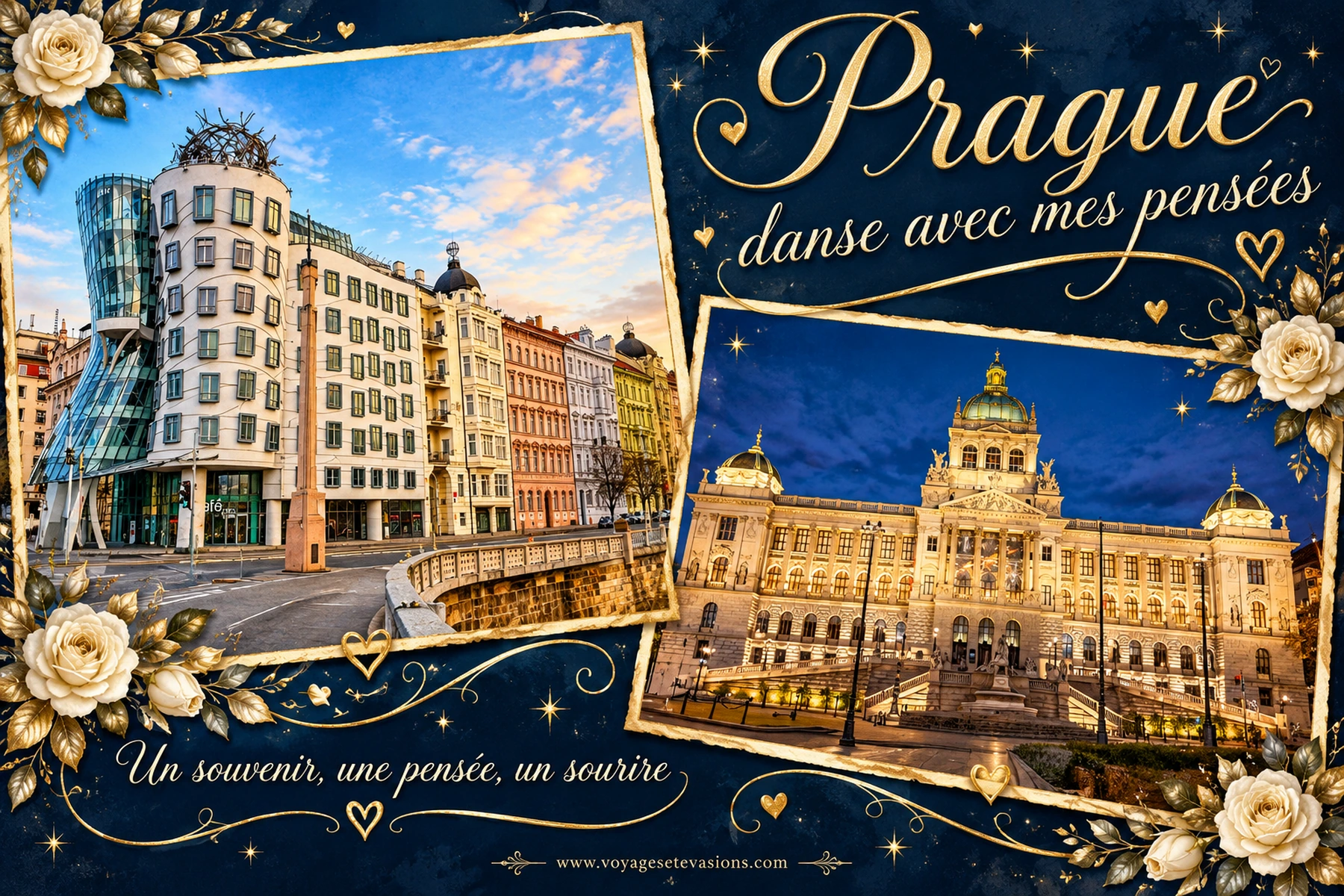 Prague danse avec mes pensées