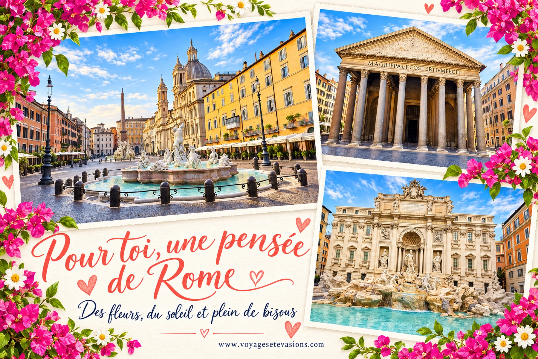 Pour toi, une pensée de Rome
