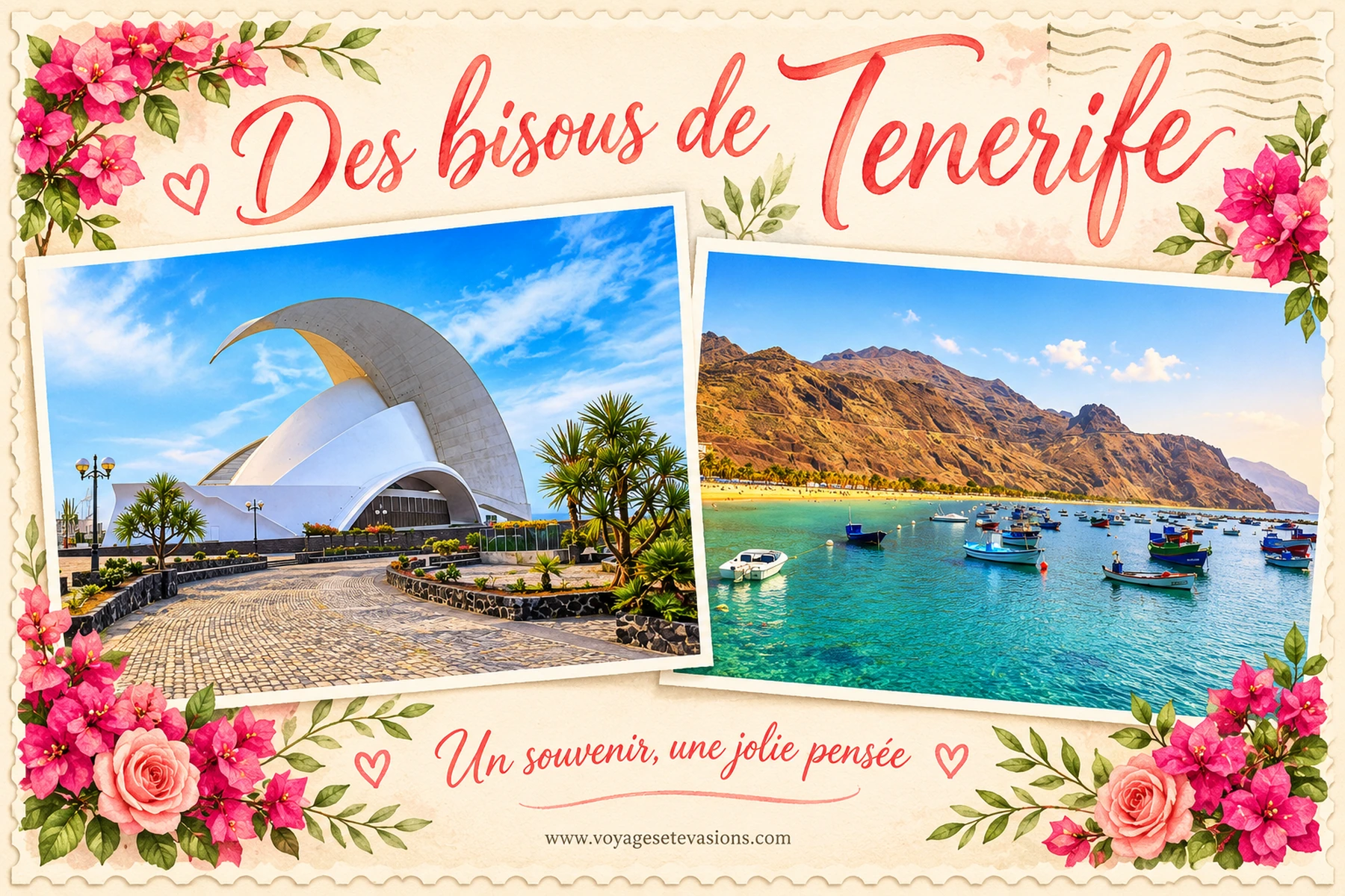 Des bisous de Tenerife