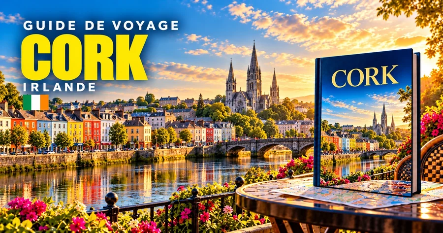 Couverture illustrée du guide de Cork, Irlande