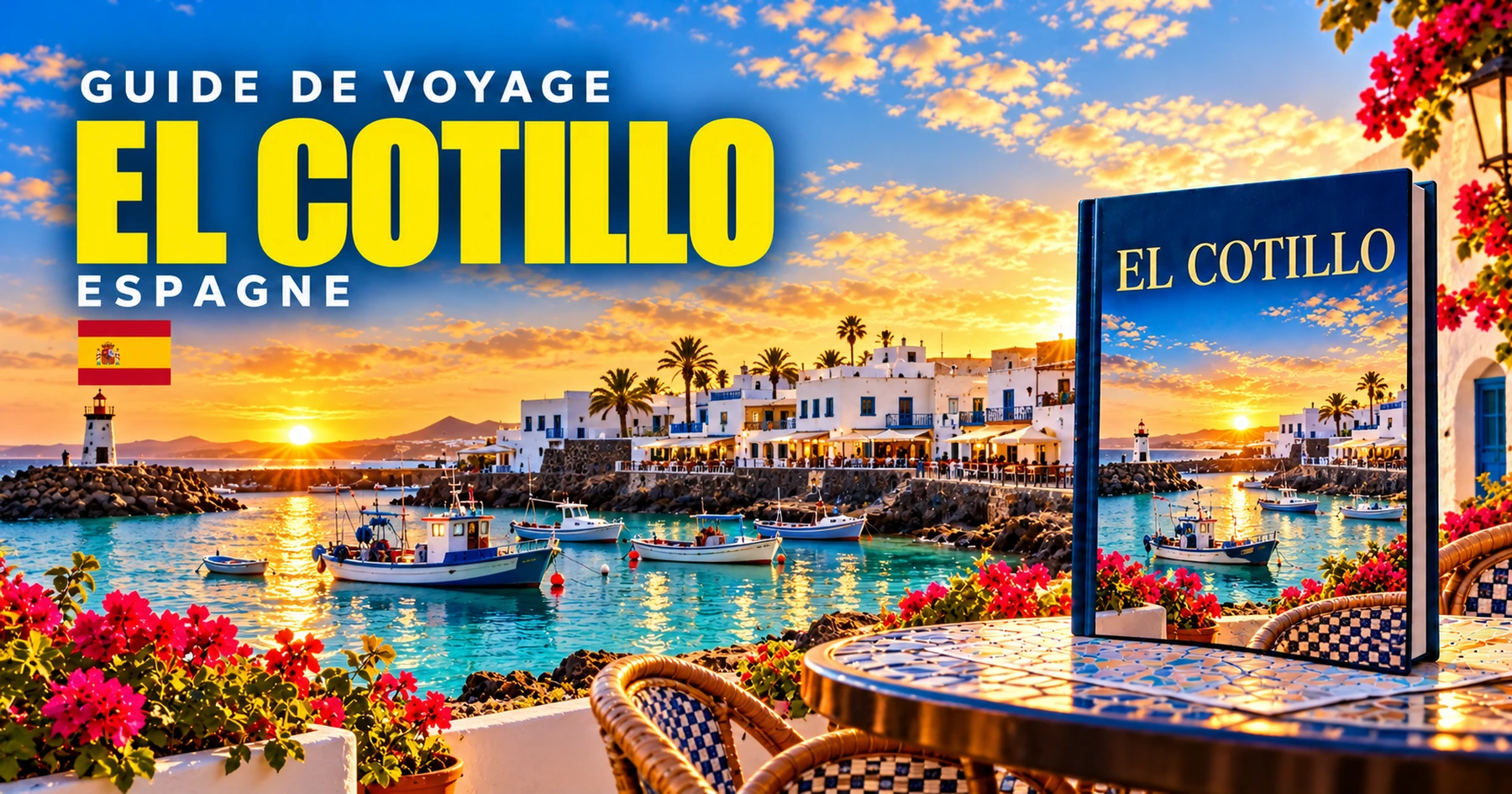 El Cotillo, Espagne — couverture illustrée du guide