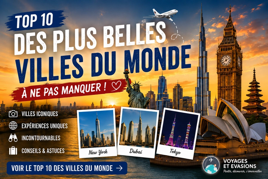 Top 10 des plus belles villes du monde avec New York, Dubaï, Tokyo, Londres et Sydney