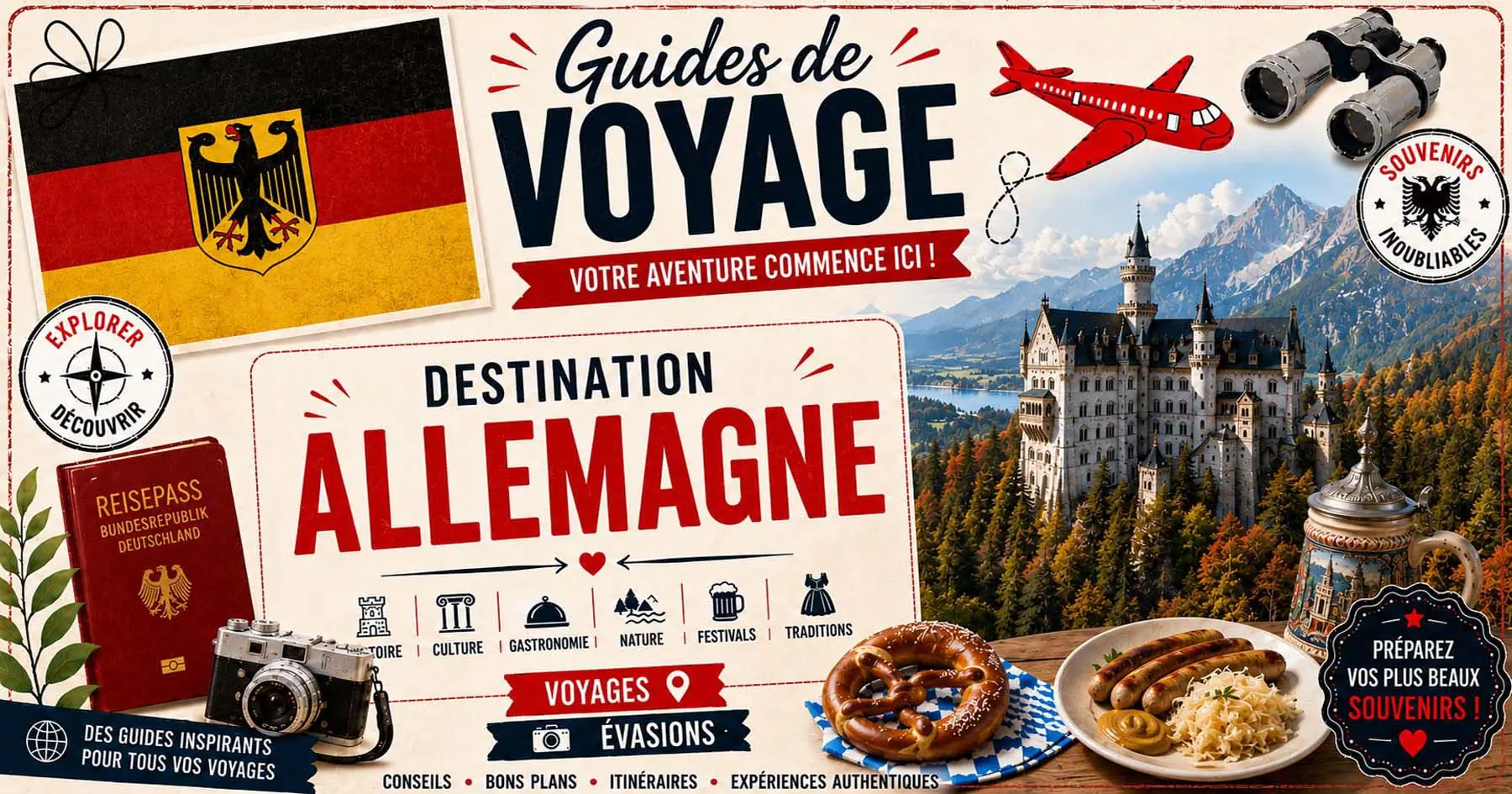 Paysages dâAllemagne entre villes historiques, chÃ¢teaux et forÃªts
