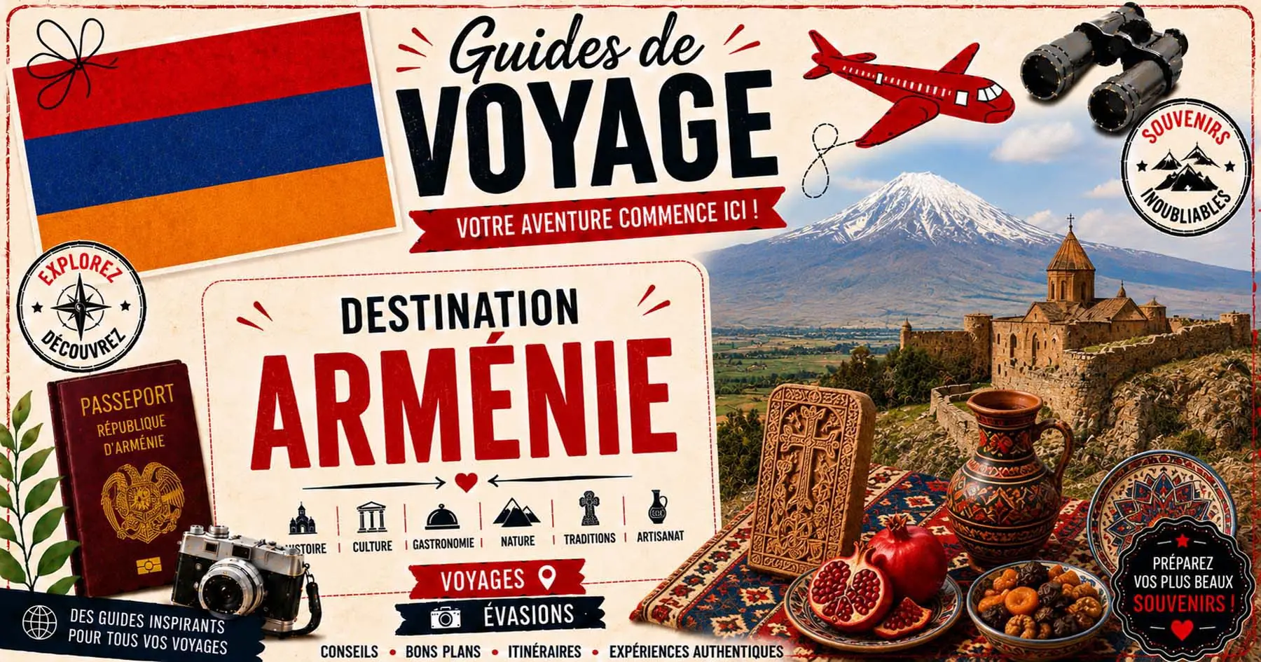 Guide de voyage en Arménie, monastères et paysages du Caucase