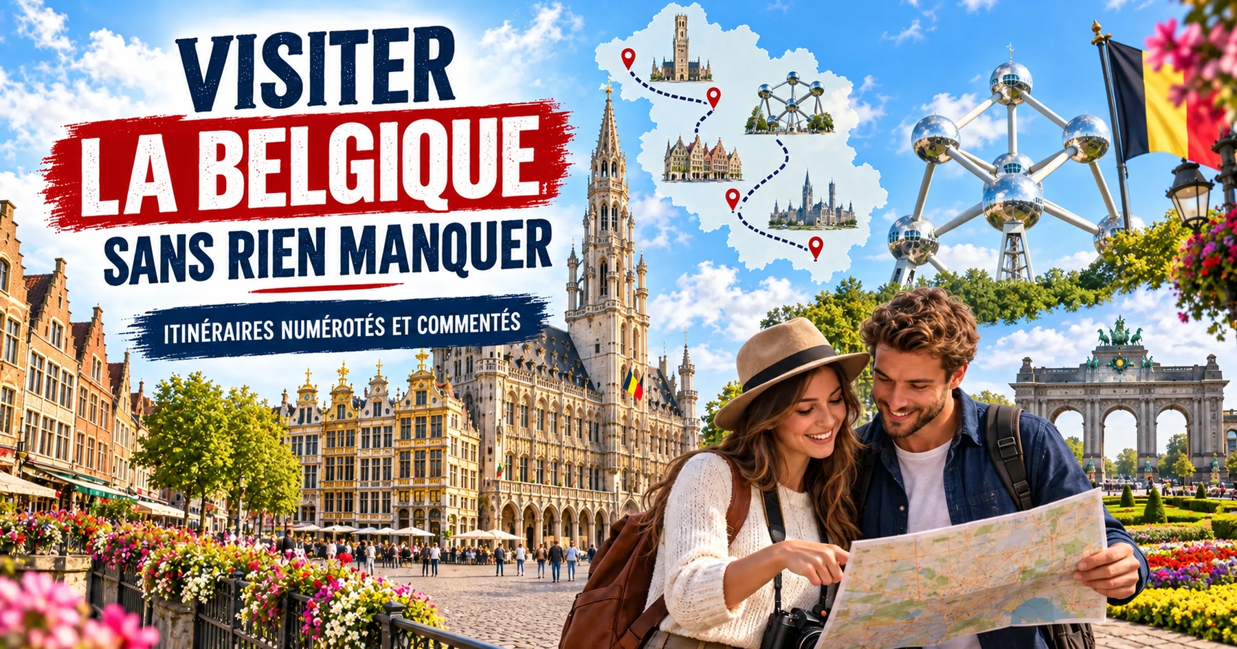Parcours en Belgique entre patrimoine, places et quartiers de Bruxelles