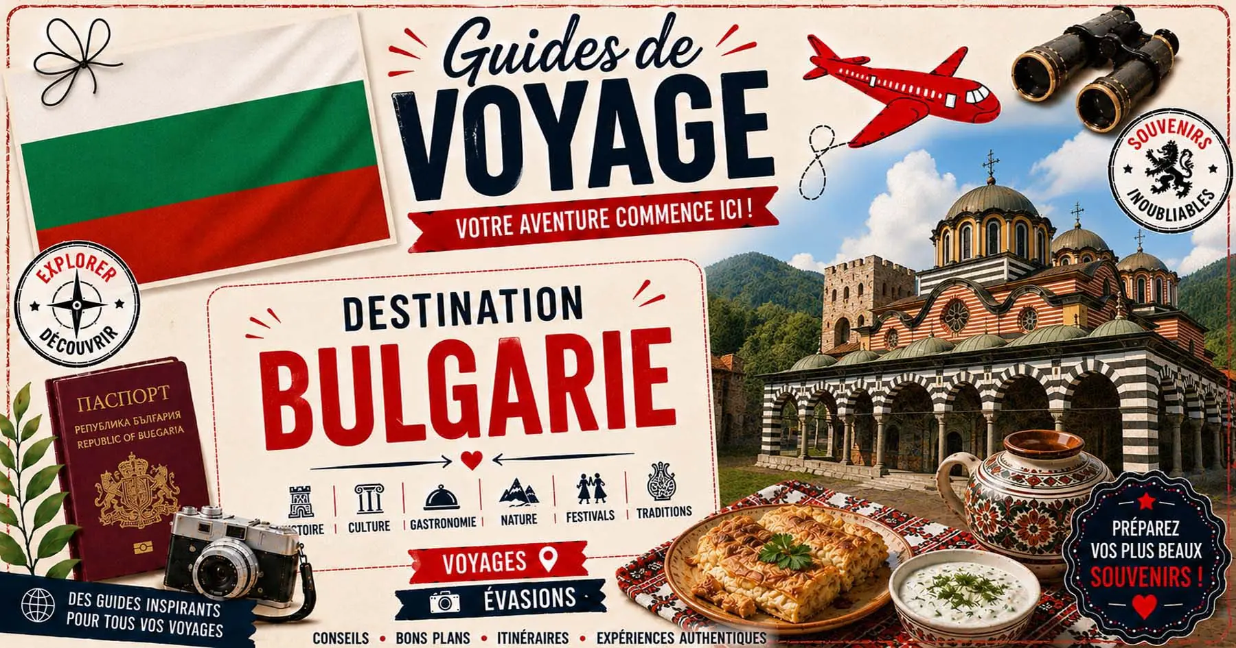 Bulgarie entre monastÃ¨res, montagnes et rivages de la mer Noire