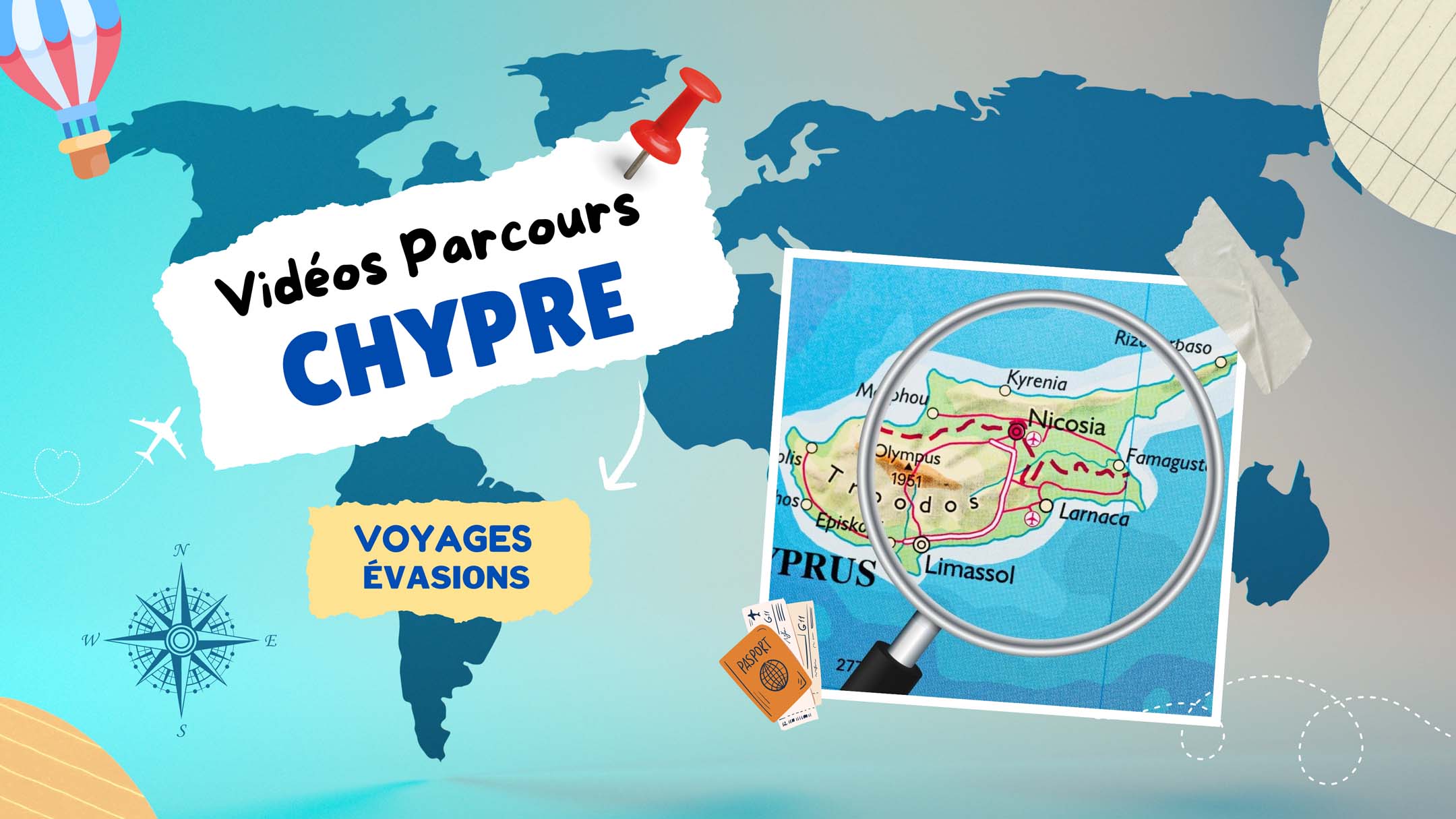 vidéos parcours à Chypre