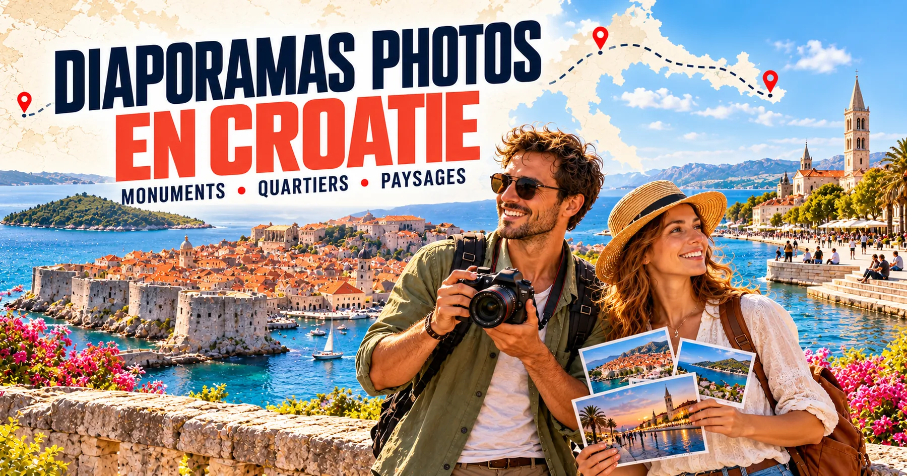 Illustration des diaporamas photos en Croatie