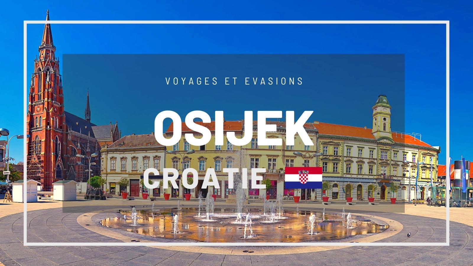Osijek en Croatie