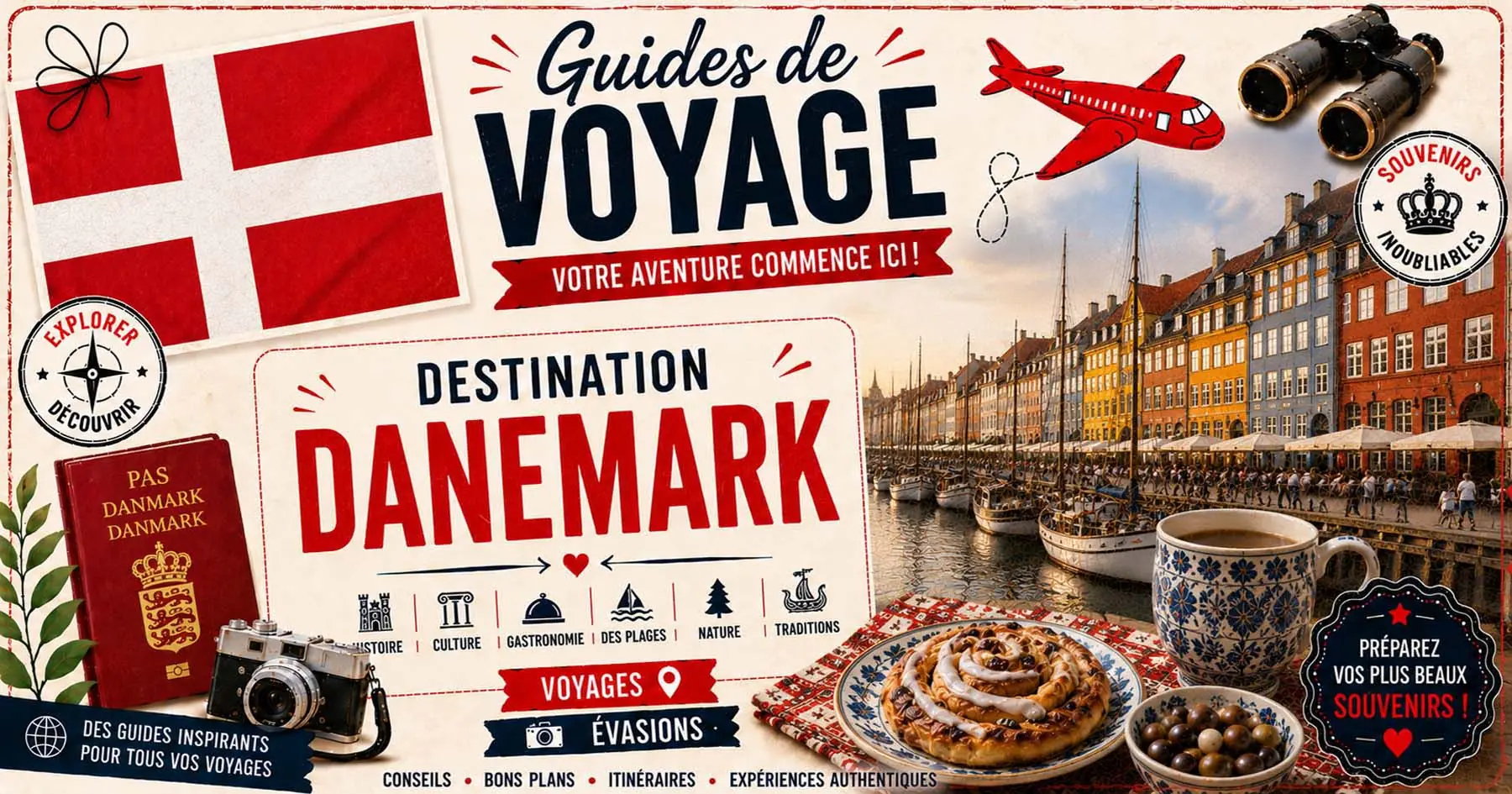 Danemark entre Copenhague, ports colorÃ©s et littoraux nordiques