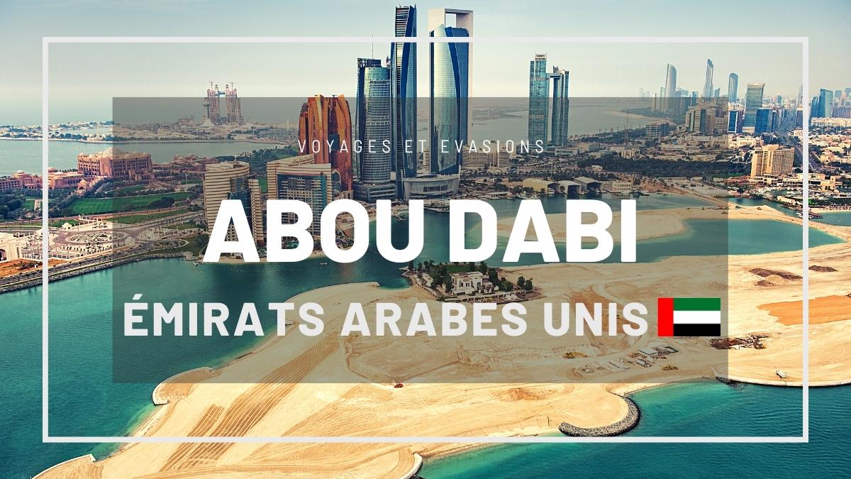 Abou Dabi aux Émirats Arabes Unis