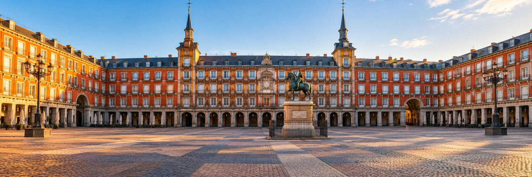 Illustration panoramique de Madrid