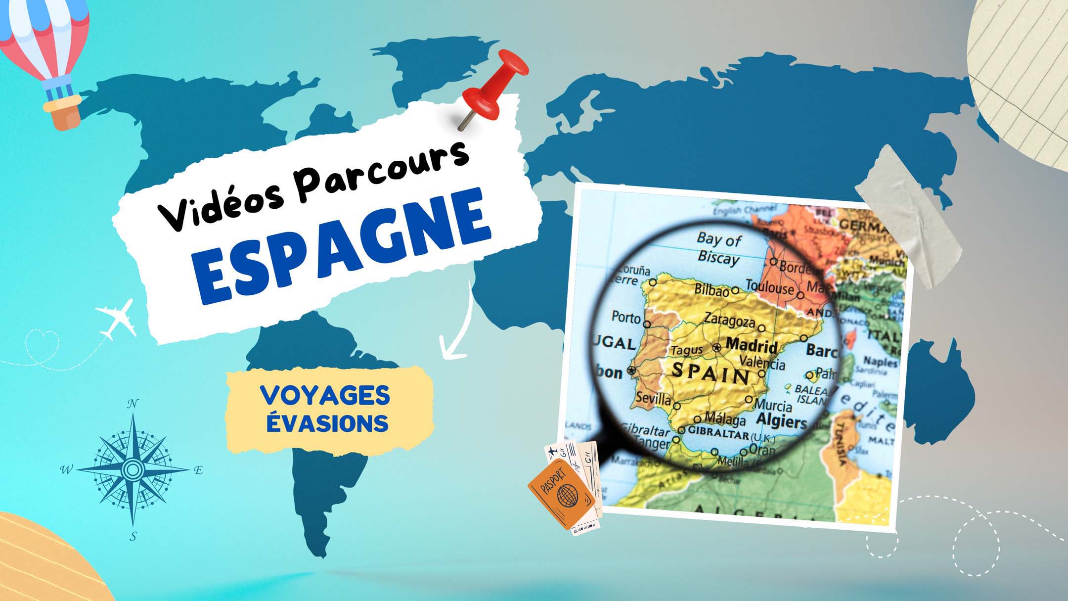 vidéos parcours en Espagne