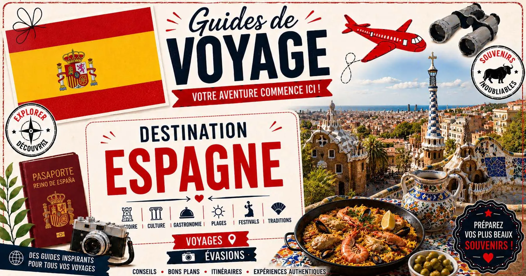 Espagne entre architecture, villages lumineux et littoral mÃ©diterranÃ©en