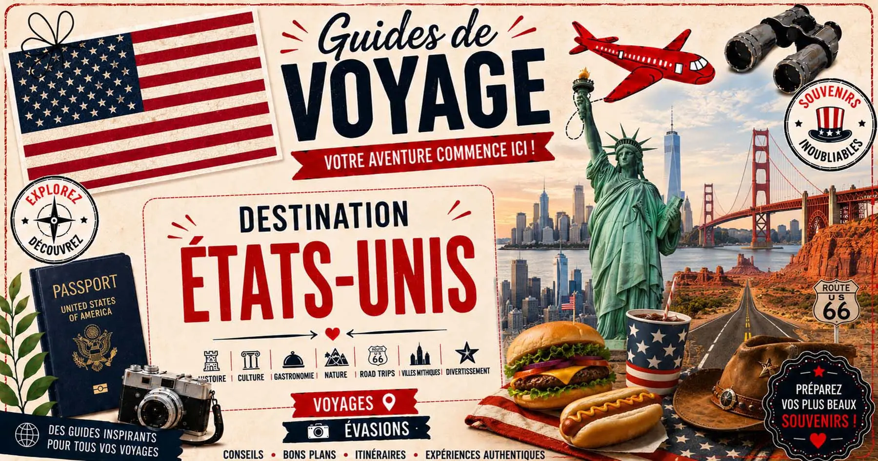 Guide de voyage aux États-Unis