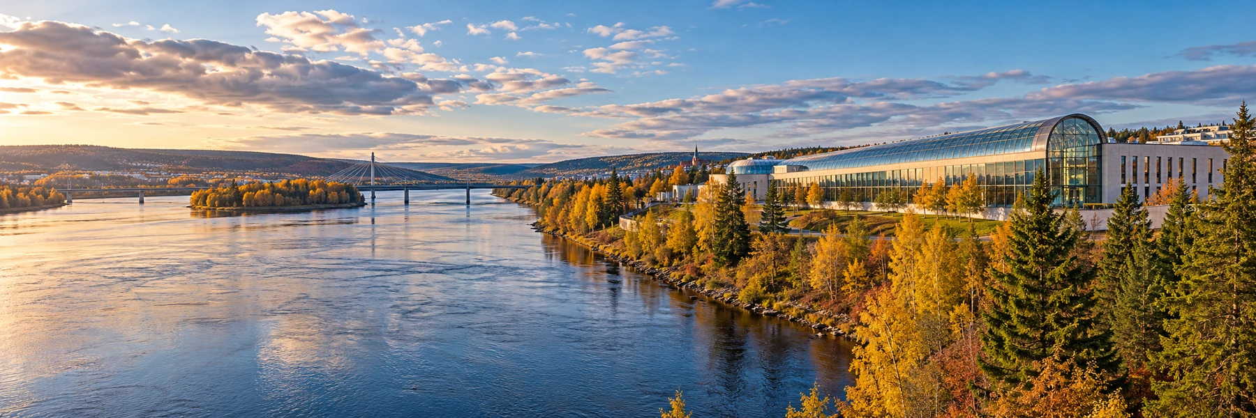 Illustration panoramique de Rovaniemi
