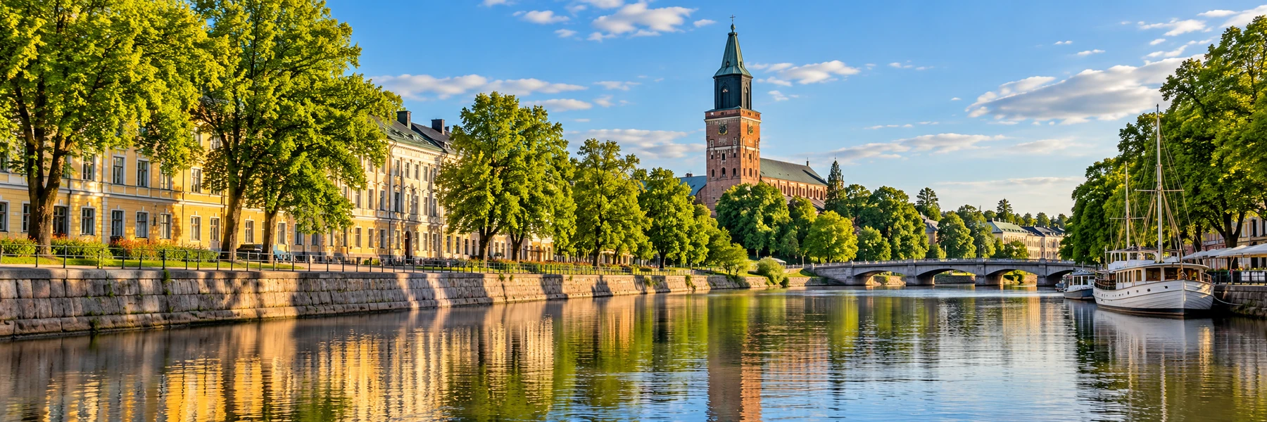 Illustration panoramique de Turku