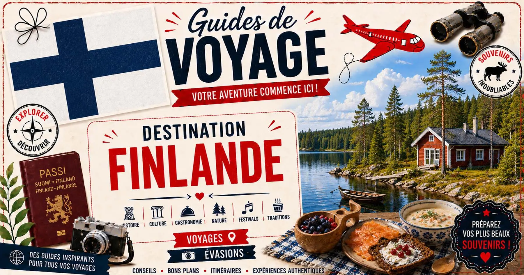 Finlande entre Helsinki, lacs, forÃªts et paysages nordiques