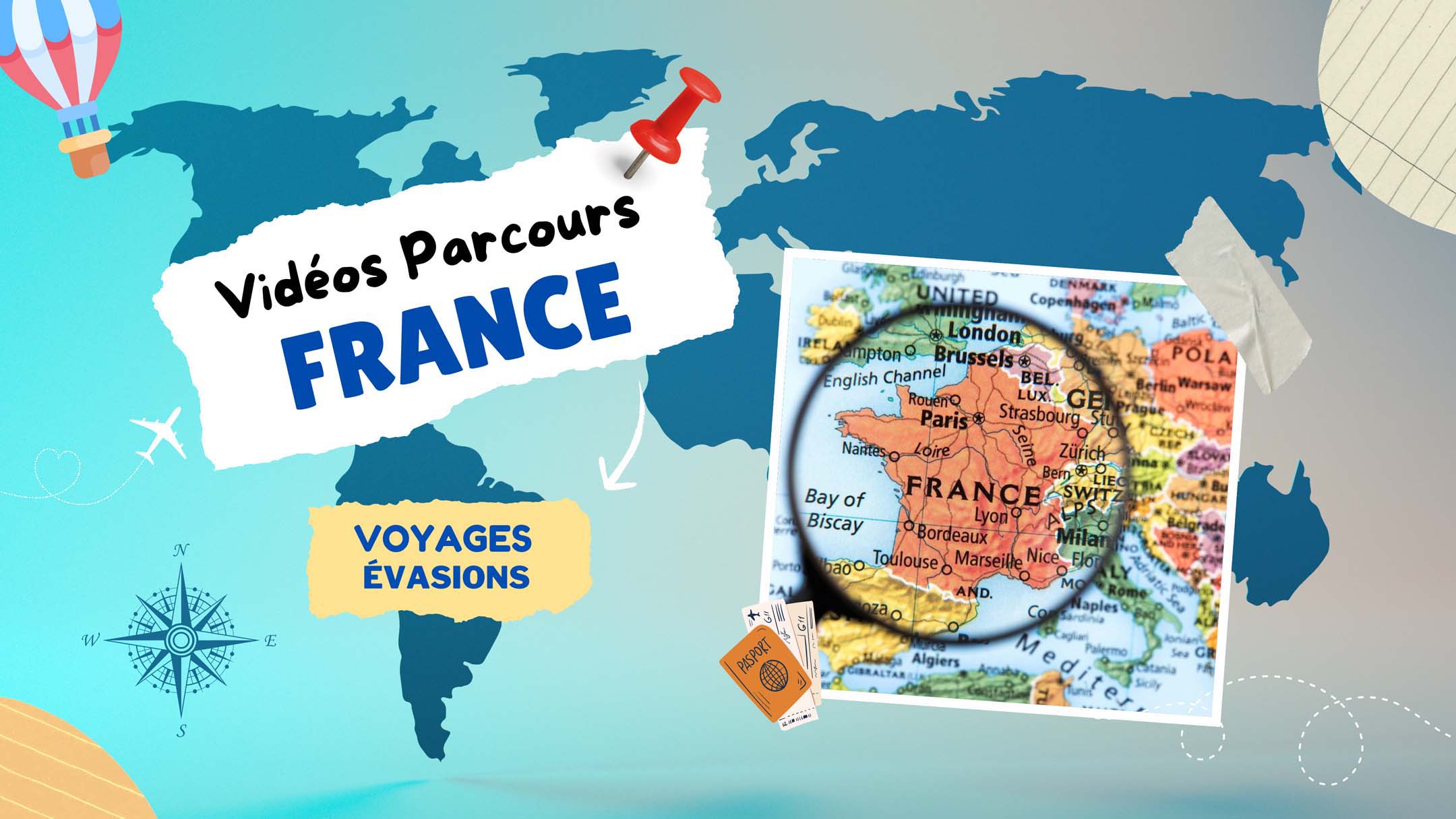 vidéos parcours en France