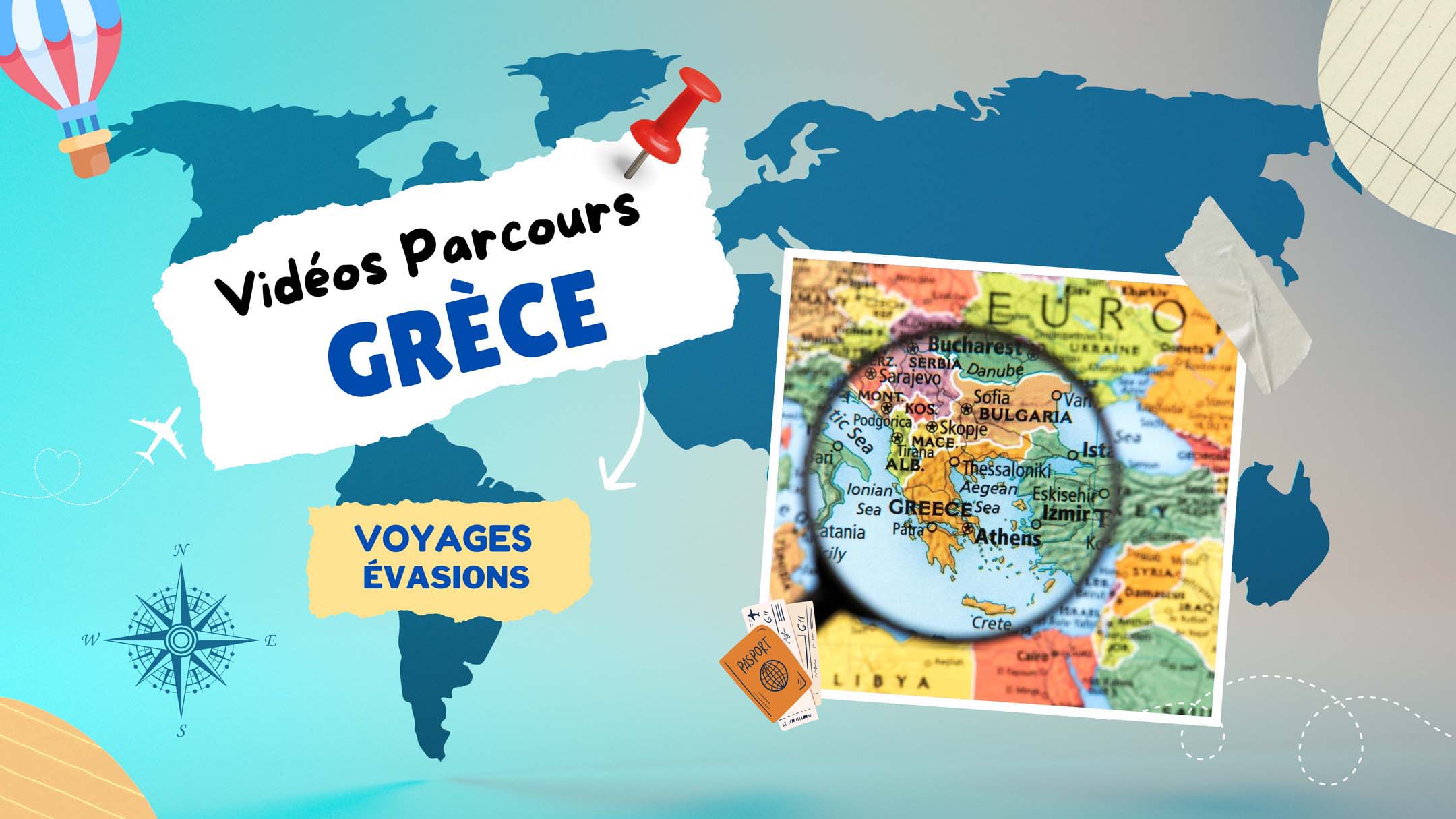 vidéos parcours en Grèce