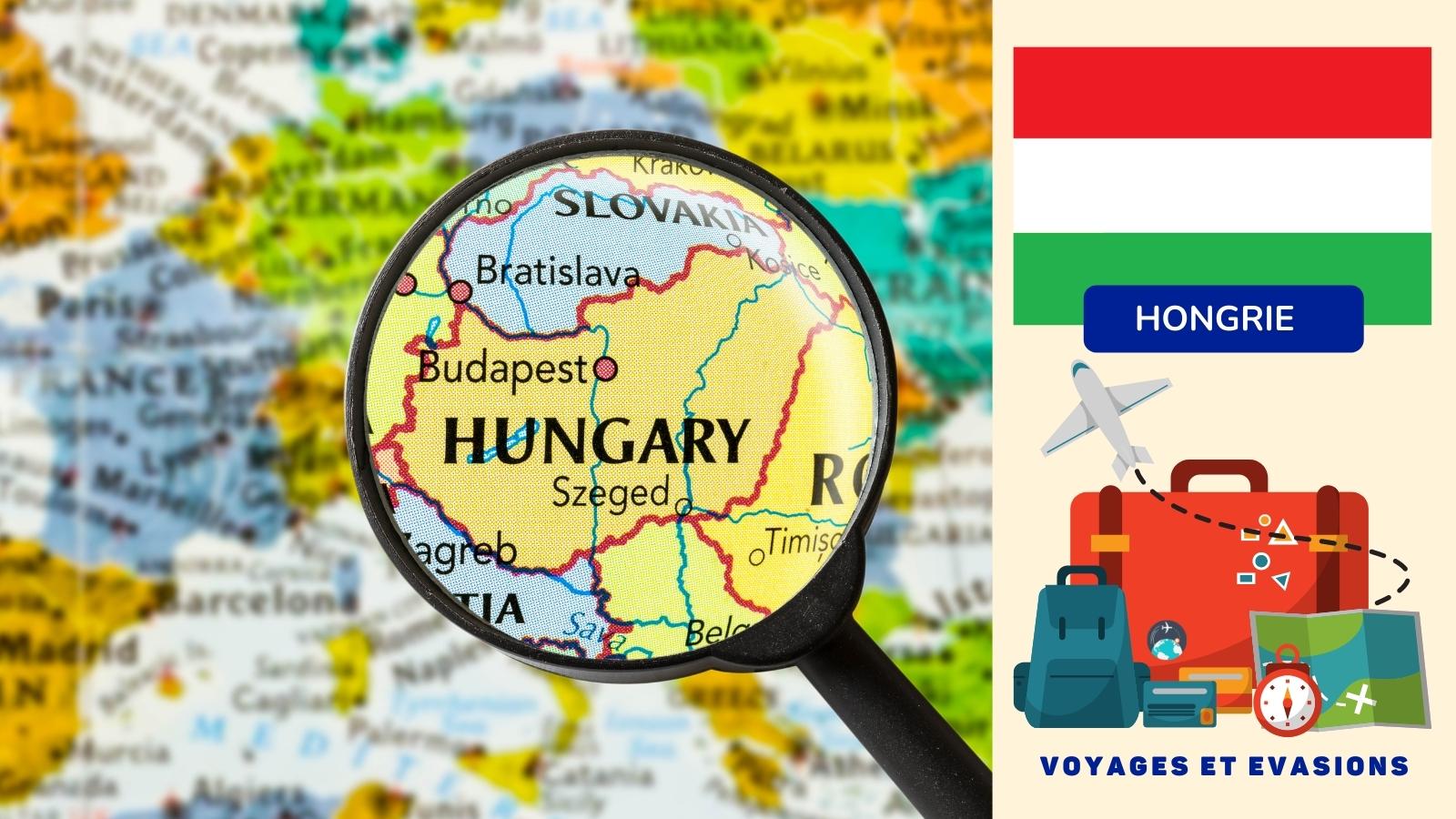 cartes et itinéraires en Hongrie