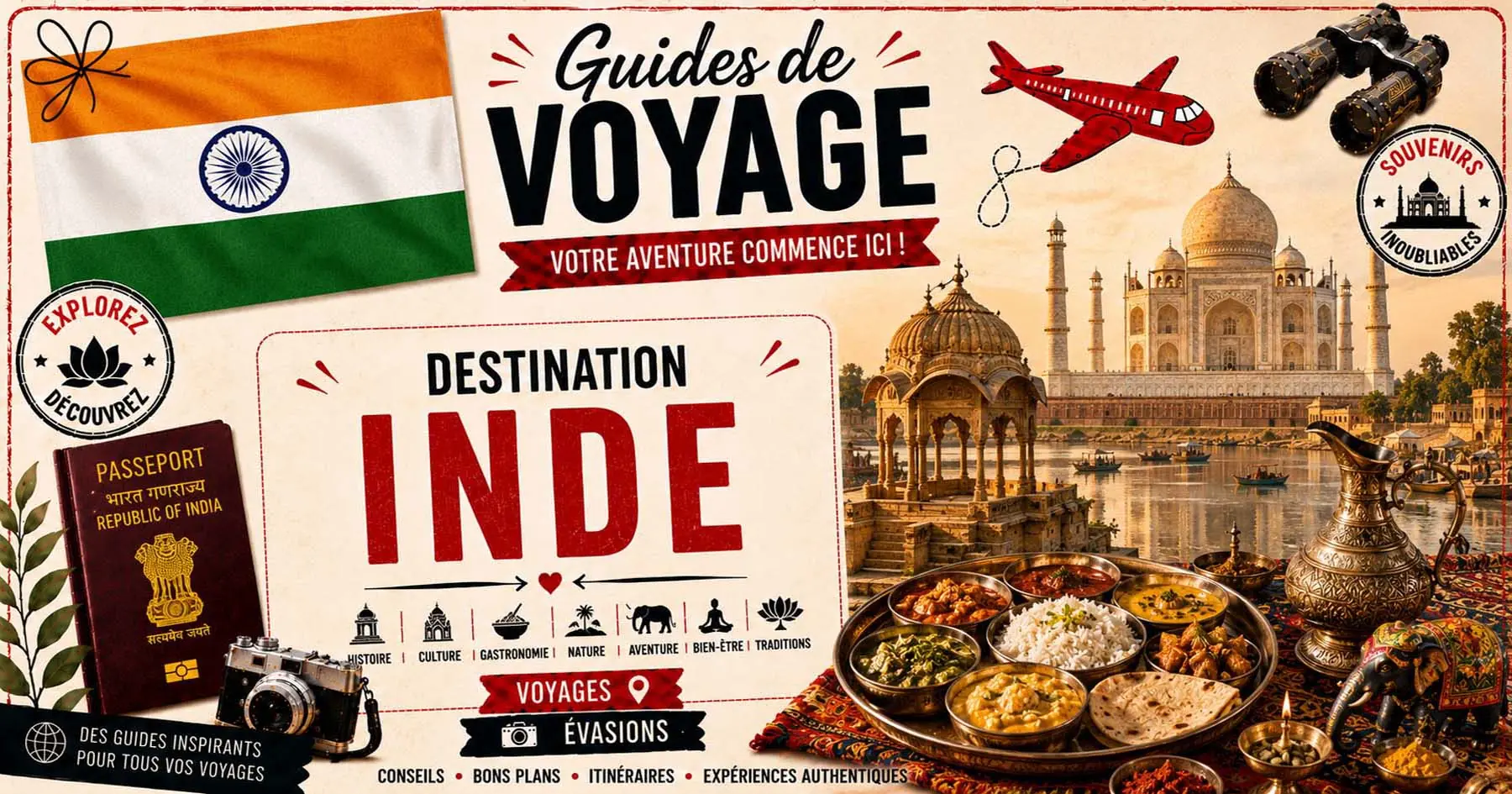 Guide de voyage en Inde, palais, temples et couleurs