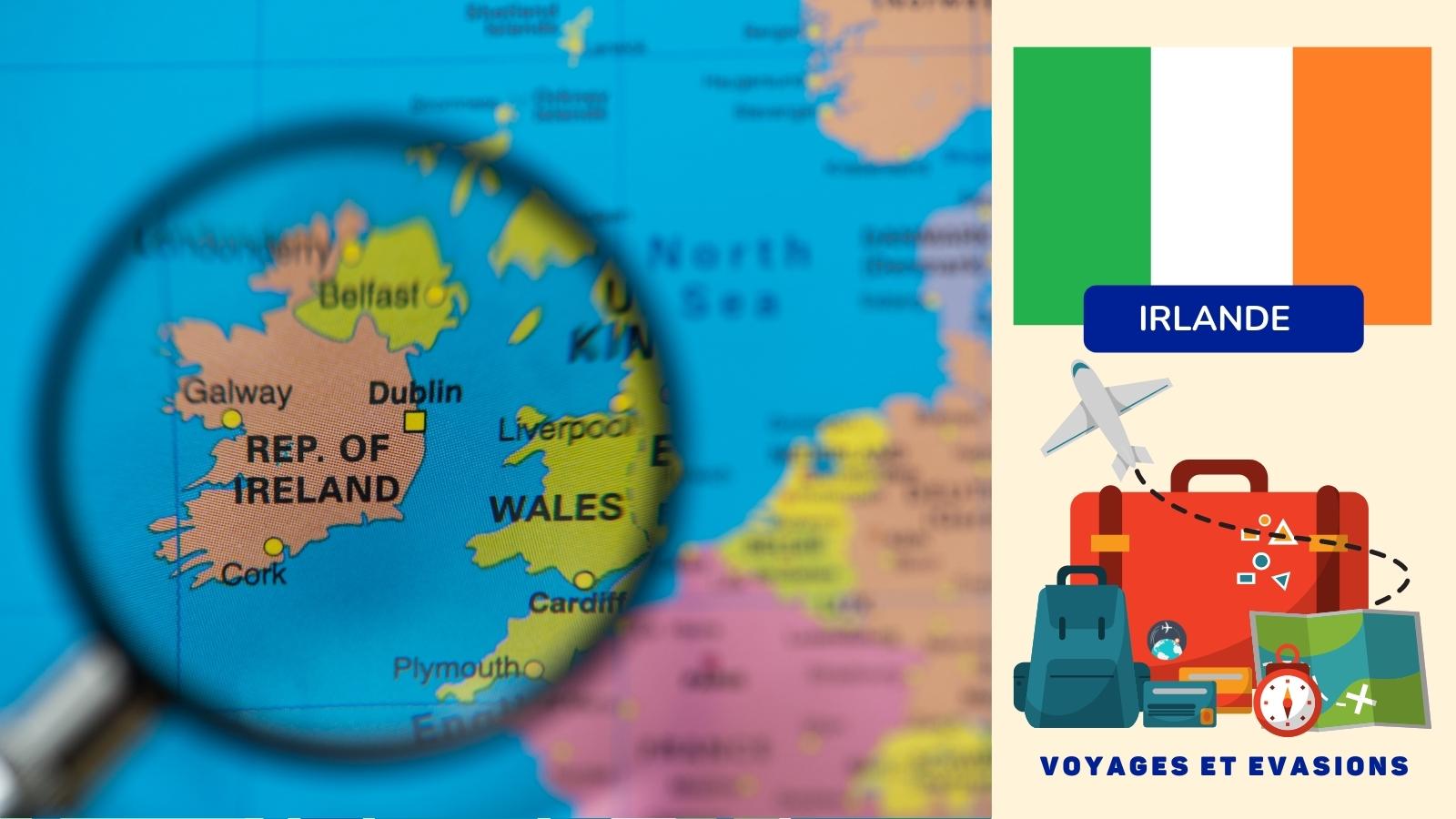 cartes et itinéraires en Irlande