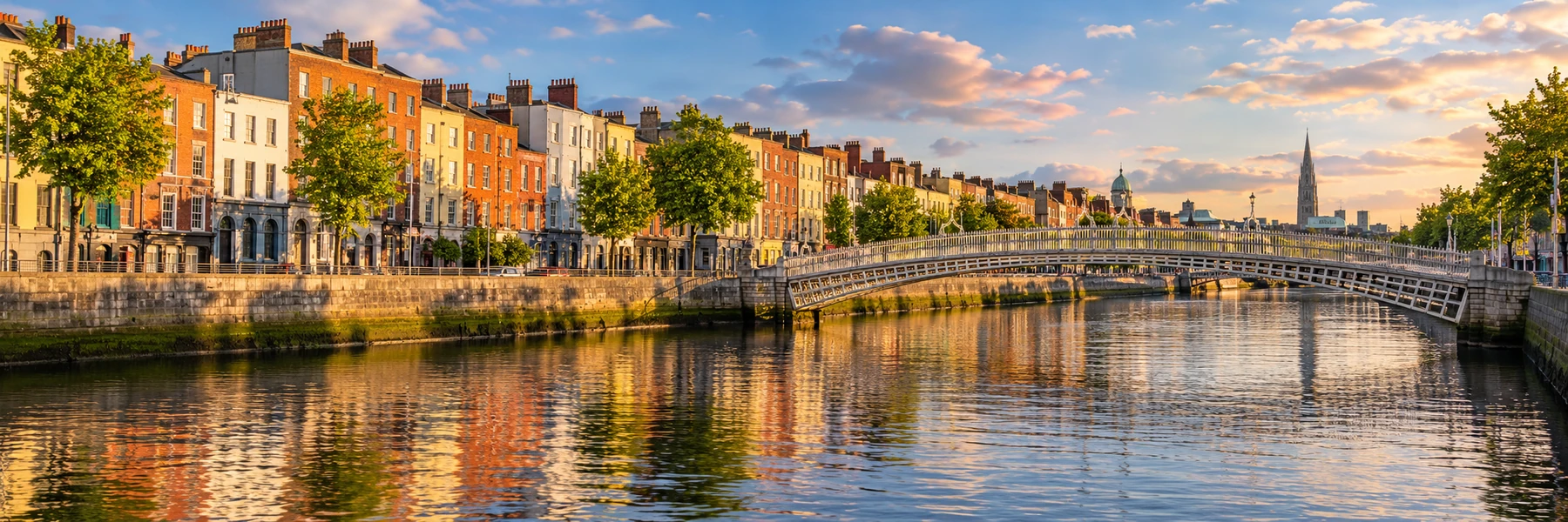 Illustration panoramique de Dublin