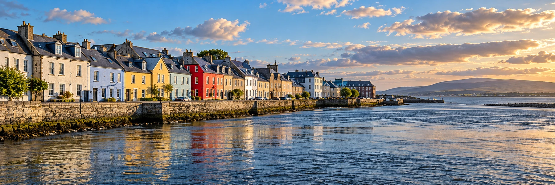 Illustration panoramique de Galway