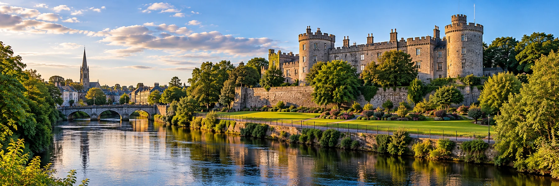 Illustration panoramique de Kilkenny