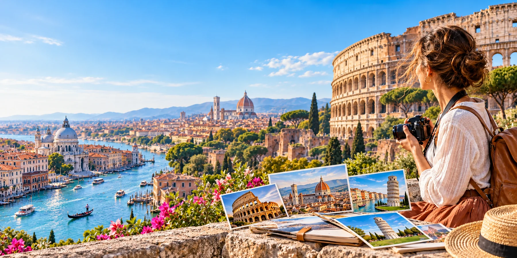 Illustration des diaporamas photos en Italie