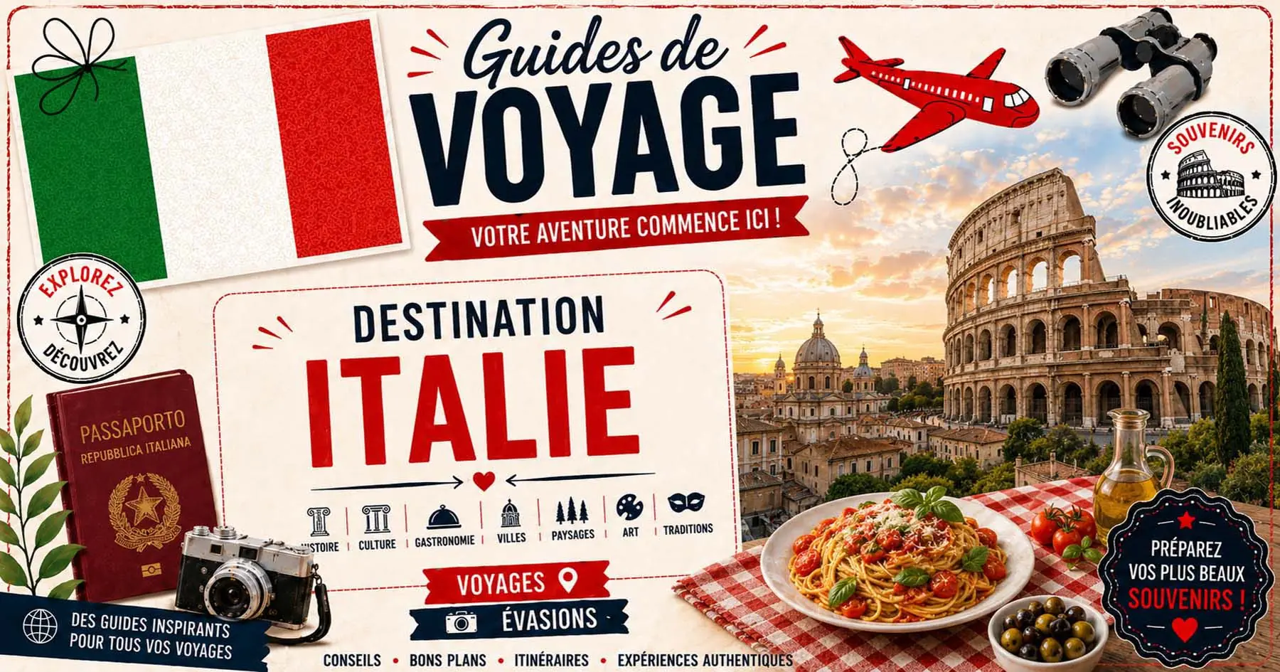 Italie entre Rome, villes dâart, villages cÃ´tiers et paysages alpins
