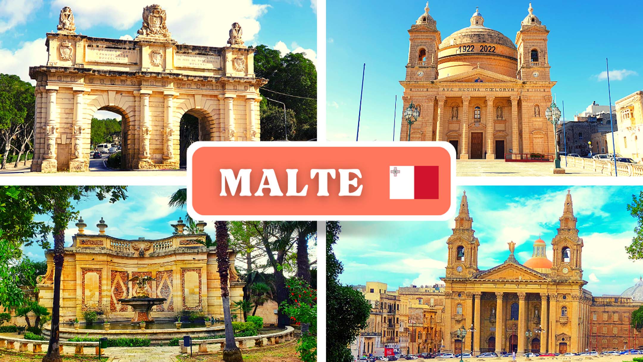 les diaporamas photos des villes à Malte
