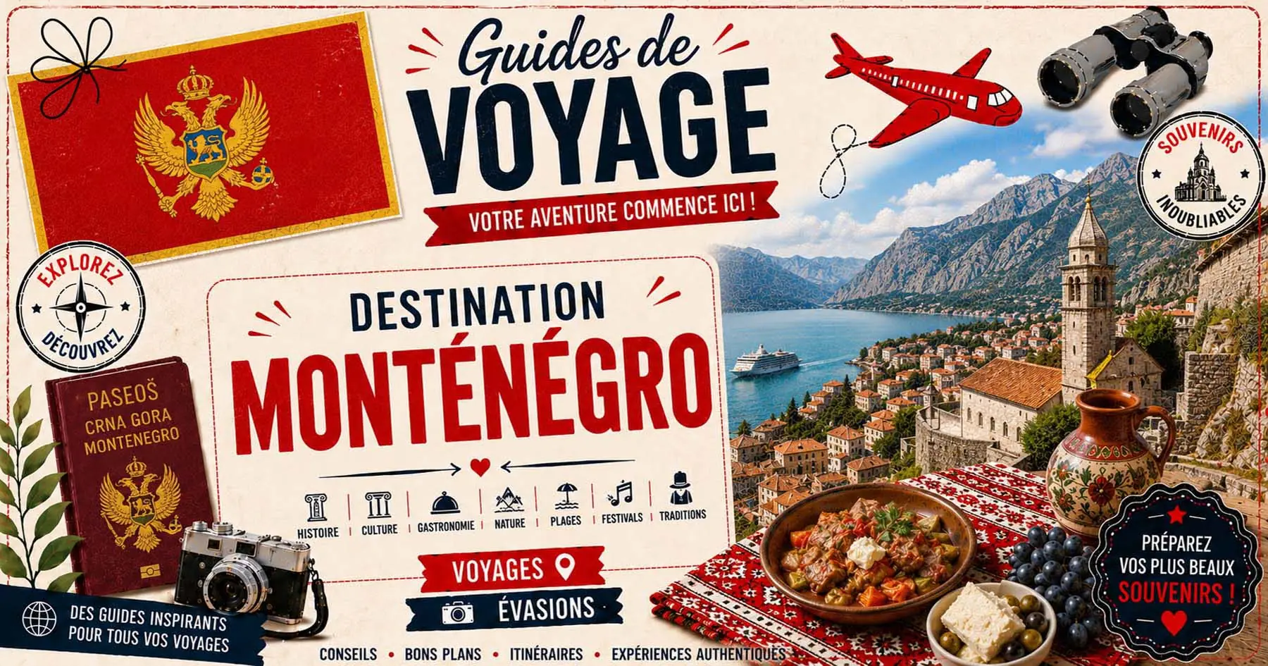 guide de voyages au Monténégro