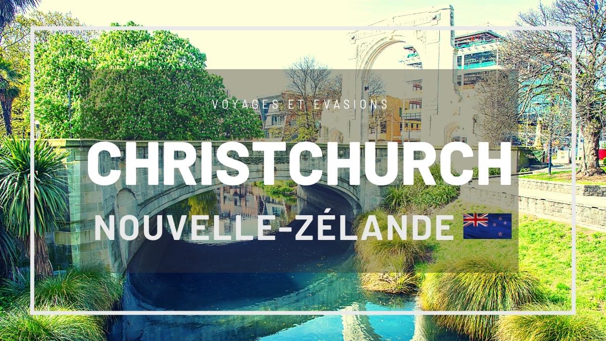 Christchurch en Nouvelle-Zélande