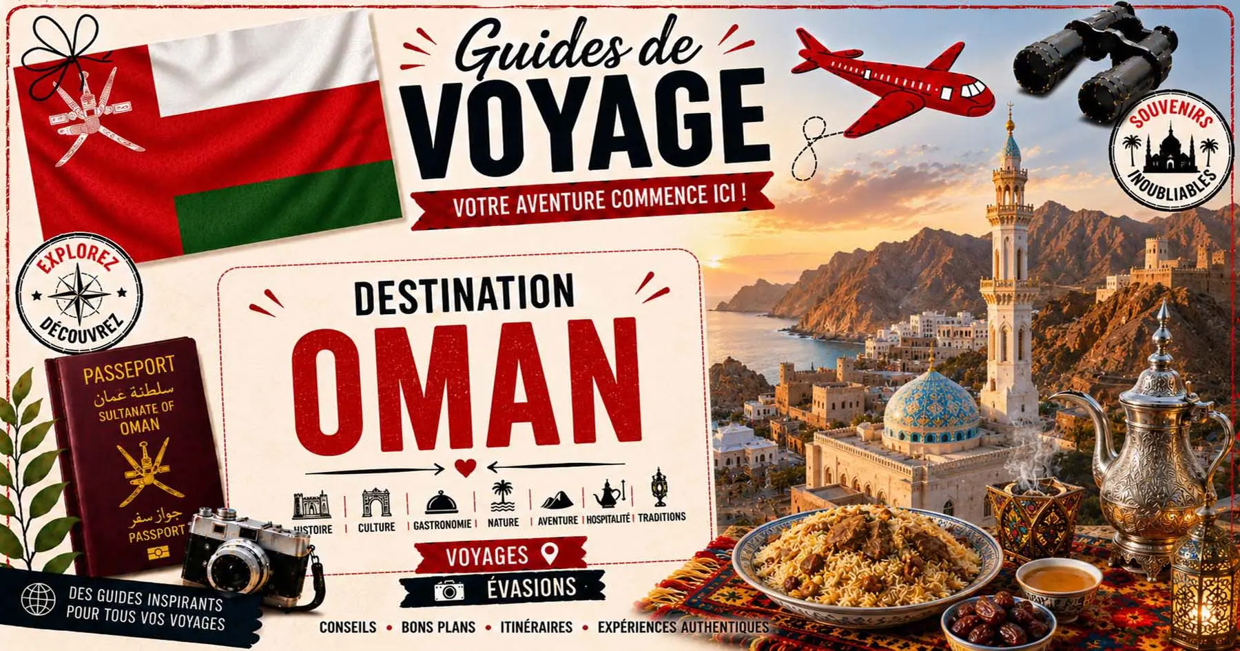 Guide de voyage à Oman entre wadis, désert et montagnes