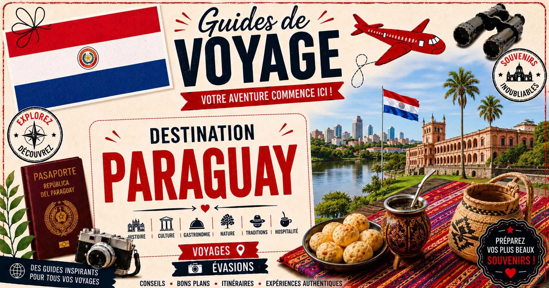 Paraguay entre AsunciÃ³n, patrimoine historique, artisanat et traditions
