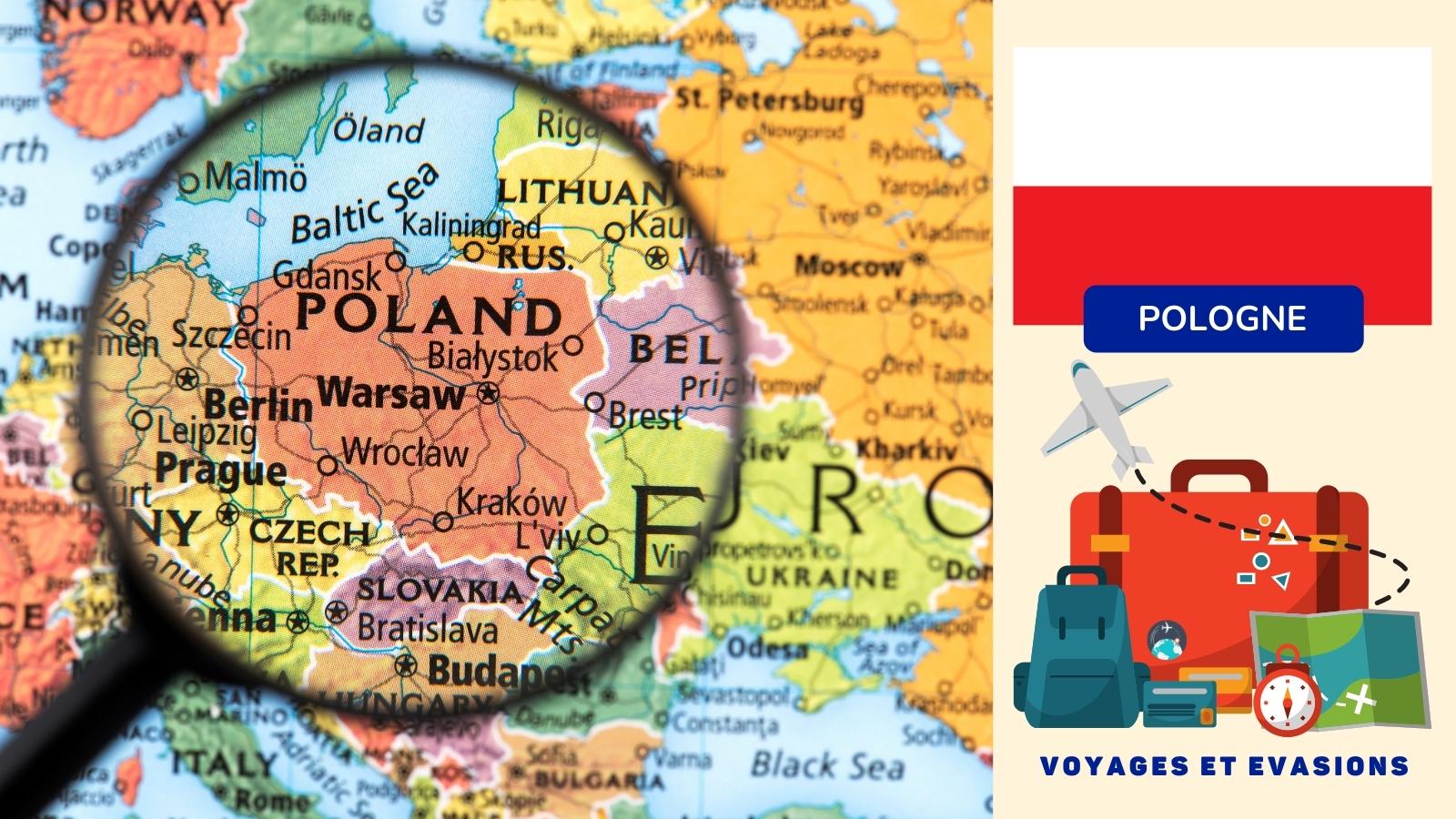 cartes et itinéraires en Pologne
