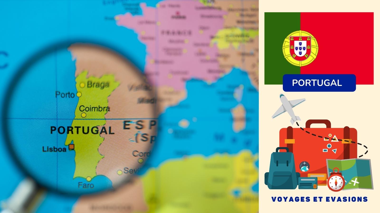 cartes et itinéraires au Portugal
